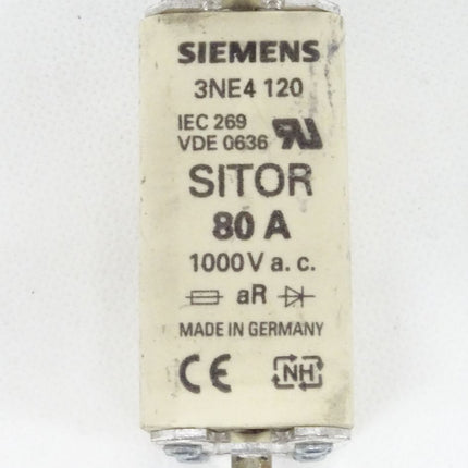 Siemens SITOR 3NE4120 IEC 269 VDE 0636 80A 1000V 3NE4 120