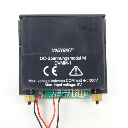 VOLTCRAFT® DC-Spannungsmodul M DVMM-1 Spannungsmodul Einbauinstrument 500V - NEU-OVP