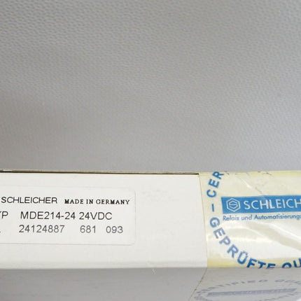 Schleicher MDE214-24 24VDC 24124887 681 Ausgangskarte / Neu OVP versiegelt - Maranos.de