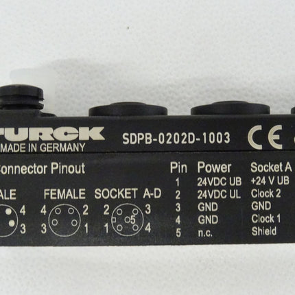 Turck SDPB-0202D-1003 Profibus-DP 2 Kanalzähler 24VDC 6824413 NEU