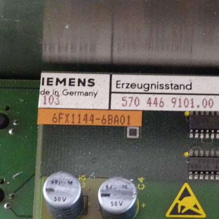 Siemens SINUMERIK TFT 6FC4401-0TA01-Z Bedientafel 5700339075.56 6FC4 401-01A01-Z E-Stand C