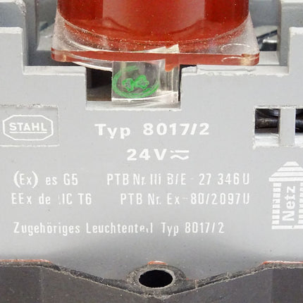 Stahl 8017/2 Leuchtmelder rot - Maranos.de