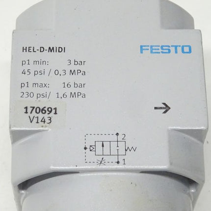 FESTO 170691 Einschaltventil HEL-D-MIDI