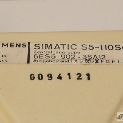 Siemens Simatic S5 6ES5902-3SA12 / 6ES5 902-3SA12 Zentralbaugruppe