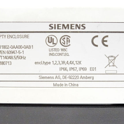 Siemens Pilzdrucktaster schwarz Drucktaster klar mit Gehäuse 3SU1802-0AA00-0AB1 + 3SU1400-2DA43-3AA0 + 3SU1400-2AA10-3BA0