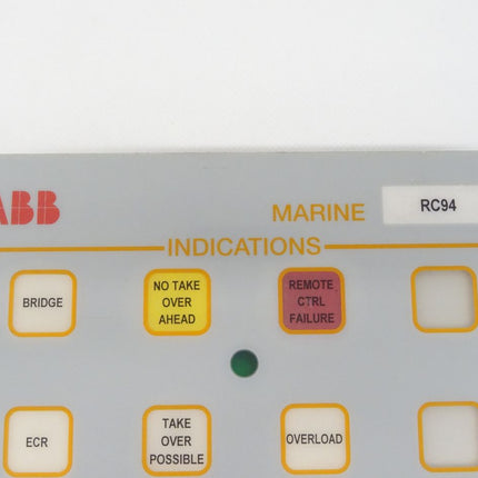 ABB 2524008511 Marine Indications Bedientafel 3D DE 300 637-2/RC11
