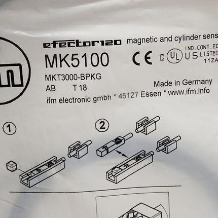 Ifm Efector120 MK5100 MKT3000-BPKG Der T-Nut Zylindersensor  / Neu OVP - Maranos.de