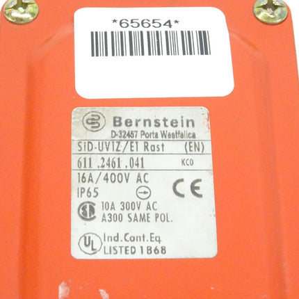 Bernstein SiD-UV1Z/ET Rast Reissleinenschalter | Maranos GmbH