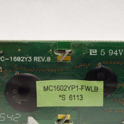 Display PC-1602Y3 MC1602YP1-FWLB