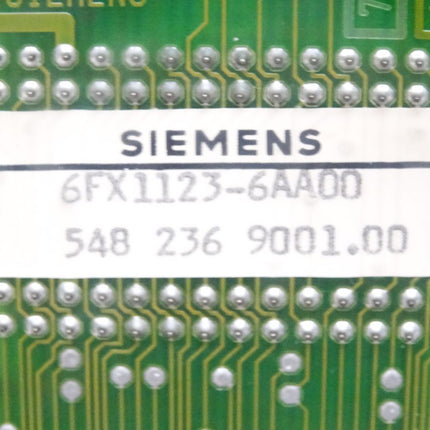 Siemens 6FX1123-6AA00 / 5482369001.00