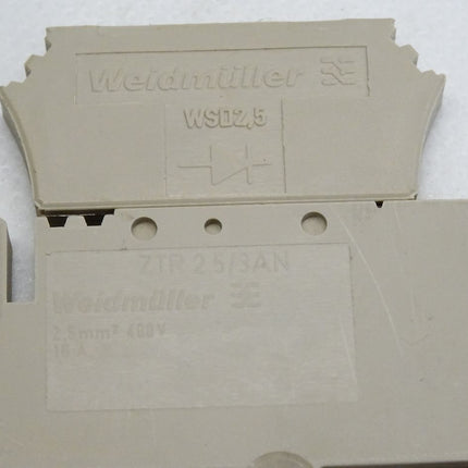 Weidmüller Prüftrenn-Reihenklemme 8731720000 ZTR2.5/3AN + WSD2.5 / Inhalt:11 Stück
