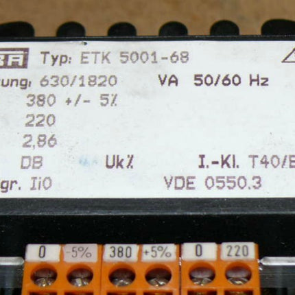 SBA ETK 5001-68 Trafo / 630/1820 / 5001 - 68