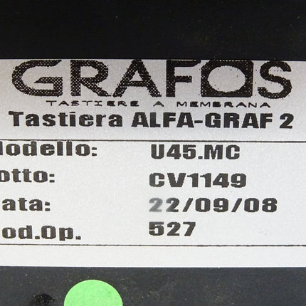 Grafos Tastatur ALFA-GRAF2 U45.MC / 45 keys panel