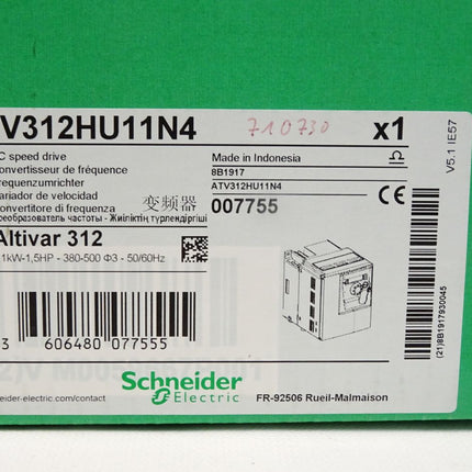 Schneider ATV312HU11N4 Frequenzumrichter Altivar 312 1.1kW 007755 / Neu OVP - Maranos.de