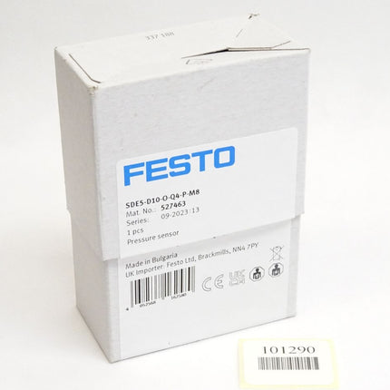 Festo Drucksensor 527463 SDE5-D10-O-Q4-P-M8 / Neu OVP versiegelt - Maranos.de