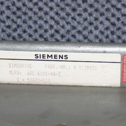Siemens Simodrive 6SC6101-4A-Z / Z= 5XA20+G10 Rack leer 6SC6 101-4A-Z