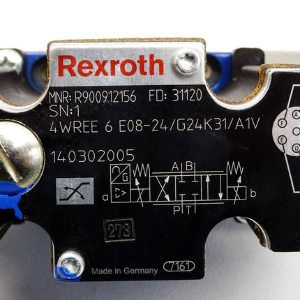Rexroth R900912156 Wegeschieberventil 4WREE 6 E08-24/G24K31/A1V / Neu - Maranos.de