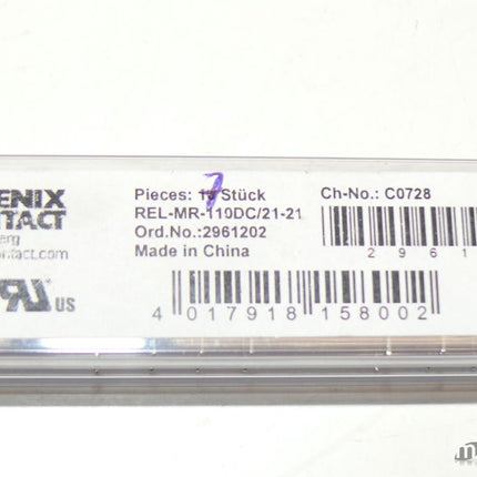 Neu-OVP: Phönix Contact  2961202  7x / 110V  Rel-MR:110DC/21-21