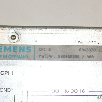 OVP Siemens 6AV3673-1CA31 Panel Interface 6AV3 673-1CA31