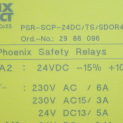 Phoenix Contact 2986096 PSR-SCP- 24DC/TS/SDOR4/4X1 Erweiterungsmodul - Maranos.de