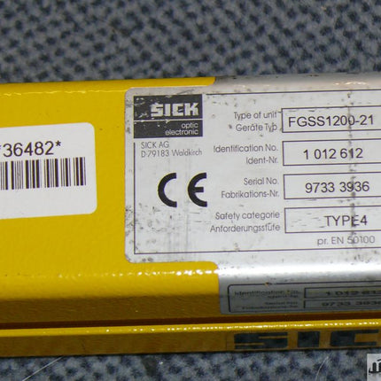 Sick FGSS1200-21 SenderLichtvorhang 1012612 Lichtschranke