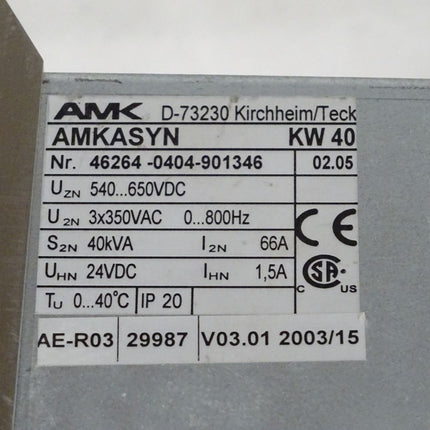 AMK AMKASYN KW40 / KW 40 / 40kVA / 46264 / 02.05