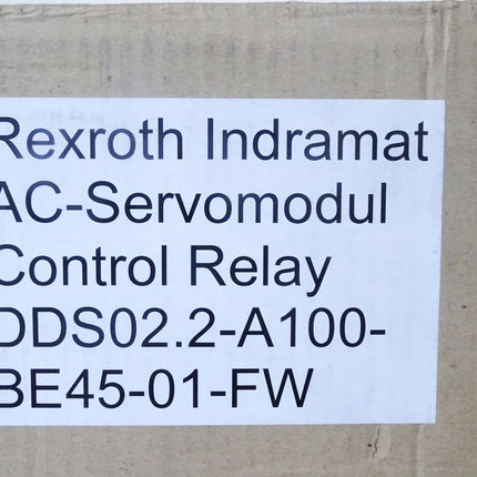 Rexroth Indramat AC-Servomodul DDS02.2-A100-BE45-01-FW / Neu OVP
