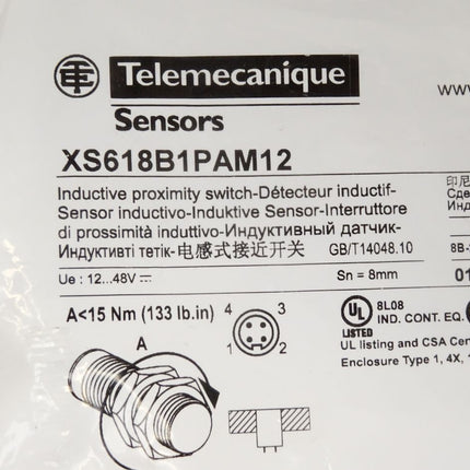 Telemecanique XS618B1PAM12 Induktiver Sensor / Neu OVP - Maranos.de