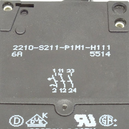 ETA 2210-S211-P1M1-H111 Schutzschalter 6A thermisch-magnetisch