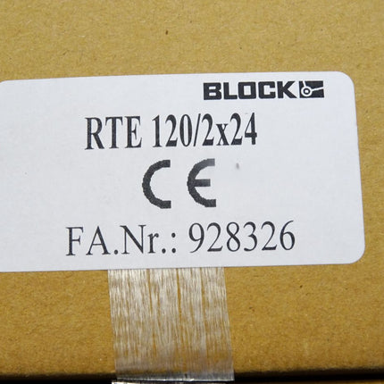 Block RTE120/2x24 Trenntransformator / Neu OVP - Maranos.de