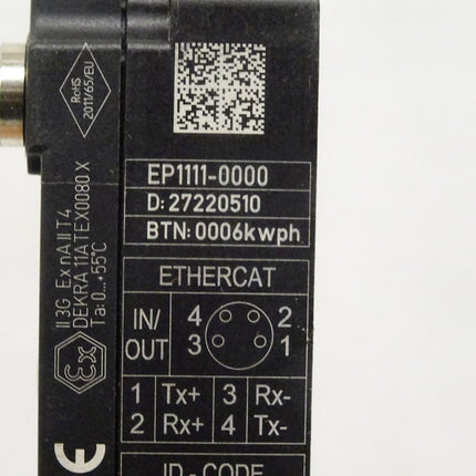 Beckhoff EP1111-0000  EtherCAT Box ID-Switch / Neu - Maranos.de
