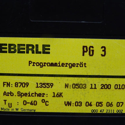 Eberle Programmiergerät PG3 050311200010
