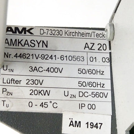 AMK AMKASYN AZ20 44621V-9241-610563 v01.03 DEFEKT - Maranos.de