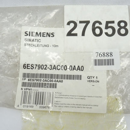 Siemens SIMATIC 6ES7902-3AC00-0AA0 Steckleitung (10 Meter)  6ES7 902-3AC00-0AA0 - NEU