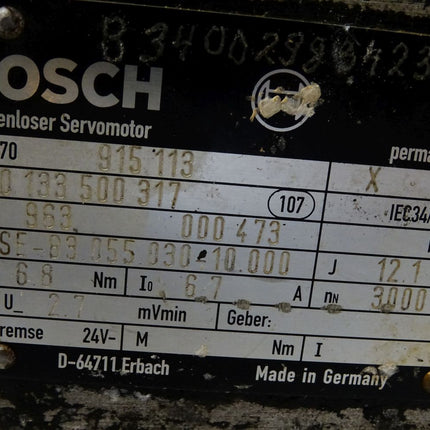Bosch Bürstenloser Servomotor 1070915113 / SE-B3 055.030-10.000