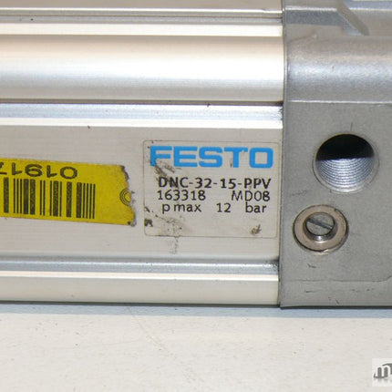Festo DNC-32-15-PPV Normzylinder 163318 12 Bar Zylinder