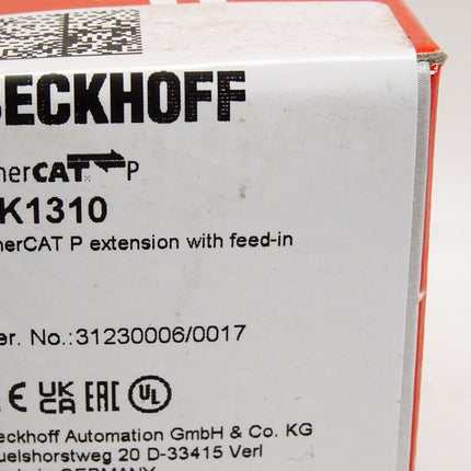 Beckhoff EK1310 1-Port-EtherCAT P-Verlängerung / Neu OVP versiegelt - Maranos.de