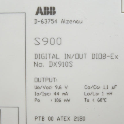 ABB S900 DX910S Digital In/Out DIO8-Ex - Maranos.de