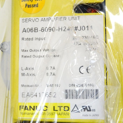 Fanuc AC Servo Unit Amplifier A06B-6090-H244 #J011