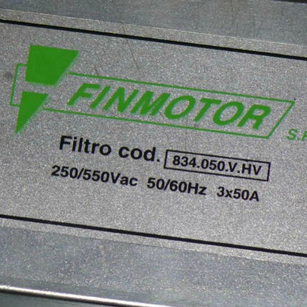 FINMOTOR Filter / Filtro 834.050.V.HV 3x50A