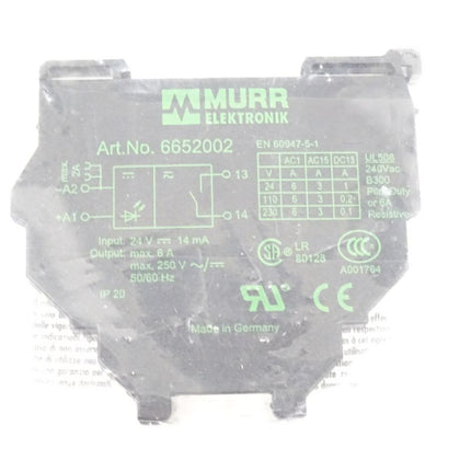 Murr Elektronik 6652002 Relaismodul Ausgangsrelais neu-versiegelt | Maranos GmbH