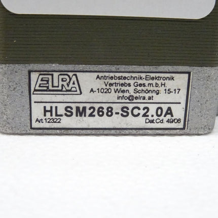 ELRA Antriebstechnik Elektronik HLSM268-SC2.0A / HLSM 268-SC2.0A Schrittmotor