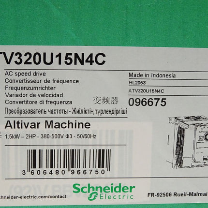 Schneider Electric ATV320U15N4C Altivar Frequenzumrichter 1.5kW 096675 / Neu OVP - Maranos.de
