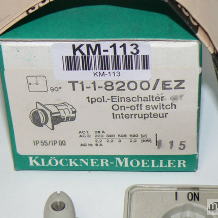 NEU-OVP Klöckner Möller T1-1-8200/EZ Ausschalter Schalter EInschalter