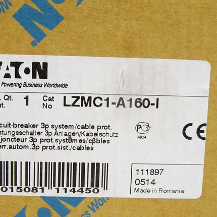 Eaton LZMC1-A160-I Leistungsschalter / Neu OVP - Maranos.de