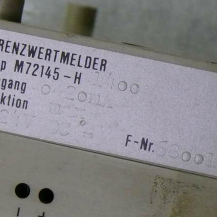 Siemens Grenzwertmelder M 72145-H 1400 / M72145-H1400
