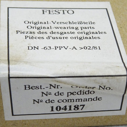 Festo Verschleißteile 104187 DN-63-PPV-A / Neu OVP - Maranos.de