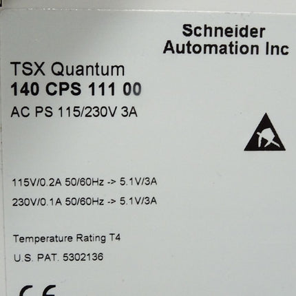 Schneider Electric power supply module TSX Quantum 140 CPS 111 00 140CPS11100 - Maranos.de