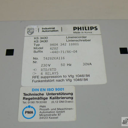 Philips KS3430 Linienschreiber Papierschreiber 9404 342 18801