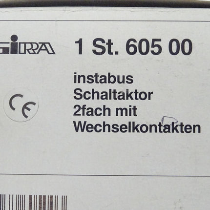 Gira 605 00 Schaltaktor 2-fach Instabus neu-OVP